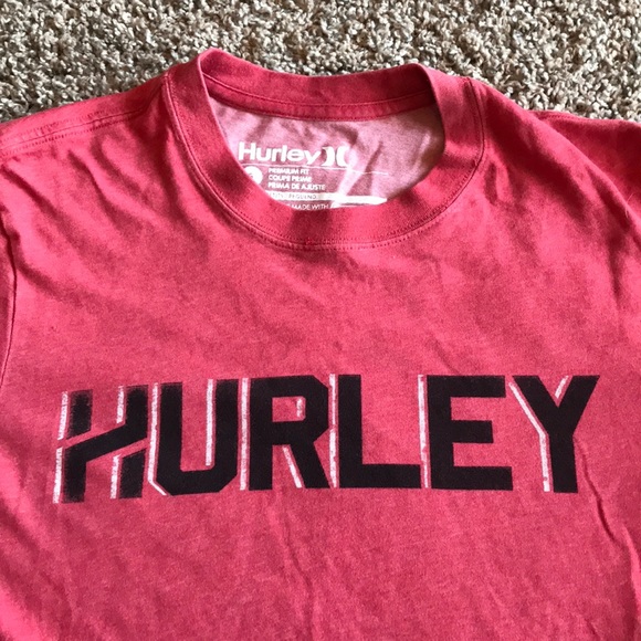 Hurley Red Tee Shirt - Picture 2 of 4